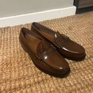 G. H. Bass Brown Leather Loafers
